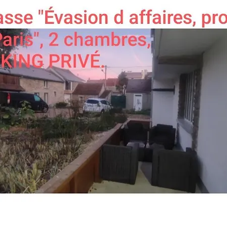 Terrasse 2 Chambres Parking Prive Entre Guillemets Brétigny-sur-Orge Exterior photo